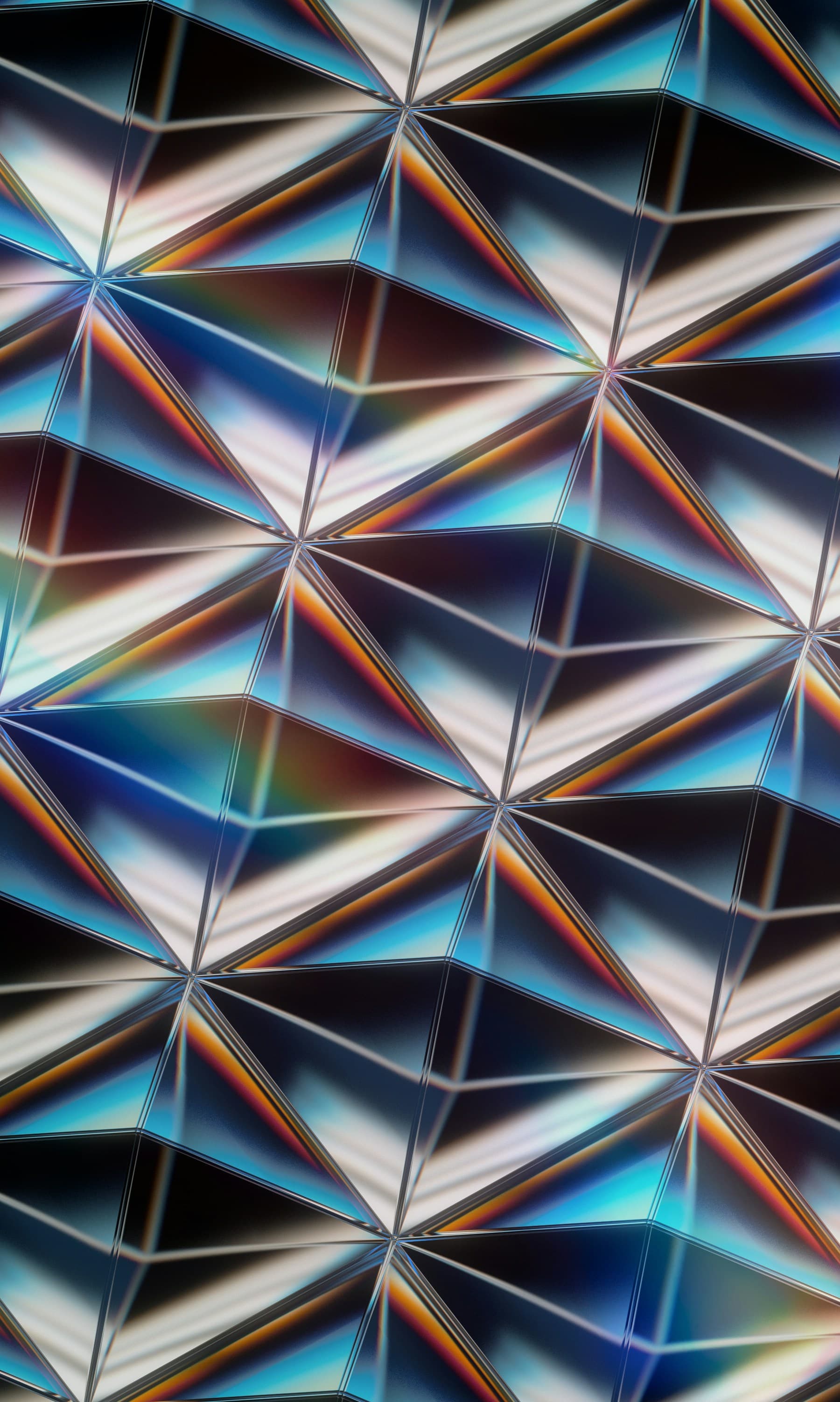 An abstract image of a pattern made up of triangles. Photo by Dim Gunger on Unsplash.